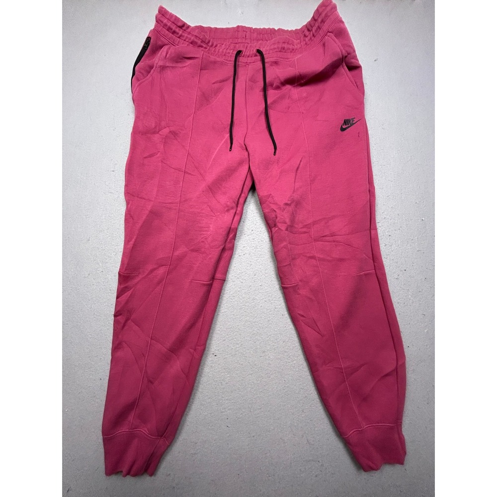 Nike Sportswear Tech Fleece Joggers Cotton Polyester Pink XL Womens